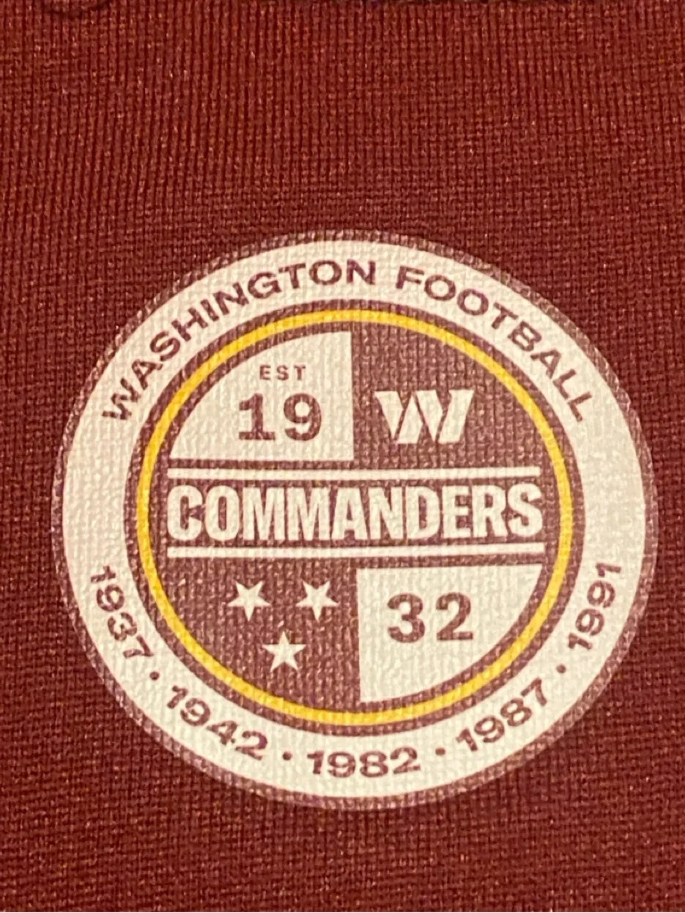 Jayden Daniels Nike On Field Washington Commanders #5 Jersey burgundy L 14/16